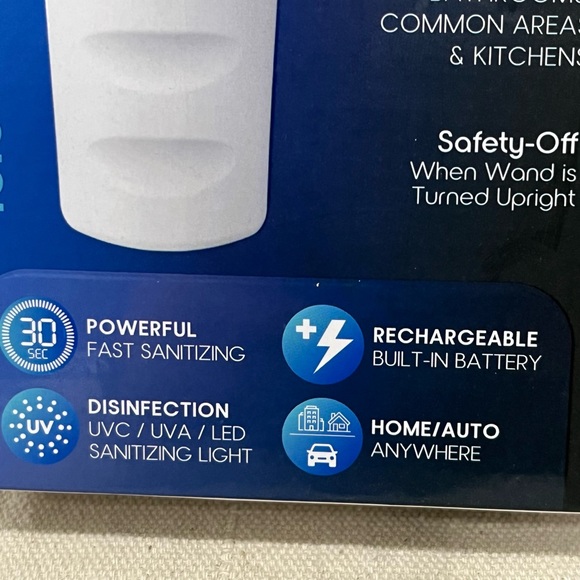 Ion UV Handheld Sanitizer Wand, Kills Germs, Cordless Rechargeable - Picture 2 of 11